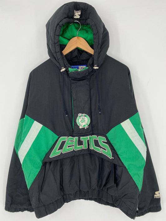 90’s STARTER x BOSTON CELTICS Size M NBA Nylon Jacket / K5906