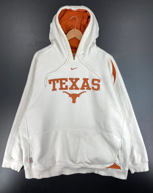 00' NIKE x UNIVERSITY OF TEXAS Size XXL Vintage College Hoodie Sweat-shirt / E4892S