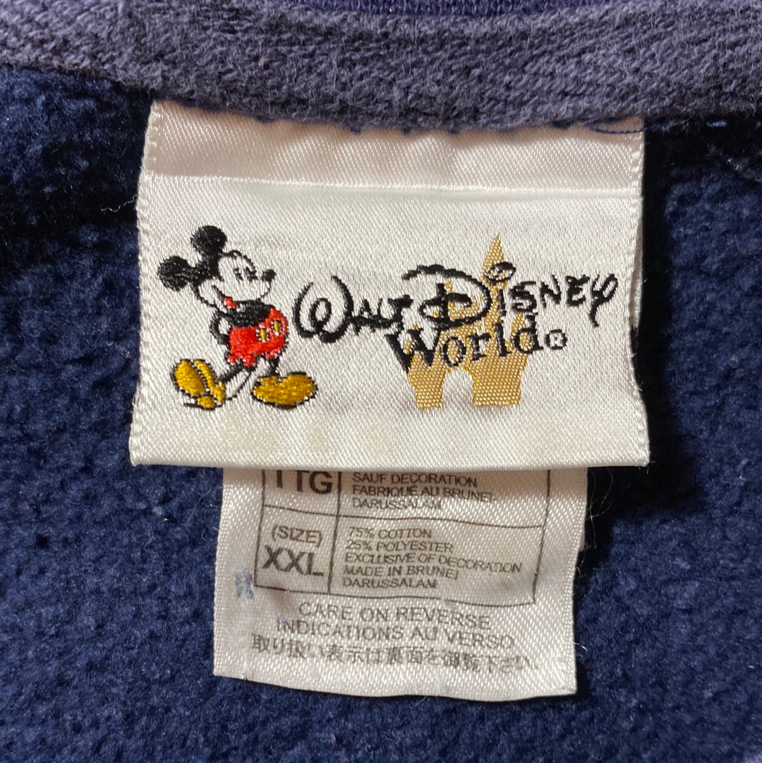 00' WALT DISNEY WORLD Size XXL Vintage Sweat-shirt / E3369S