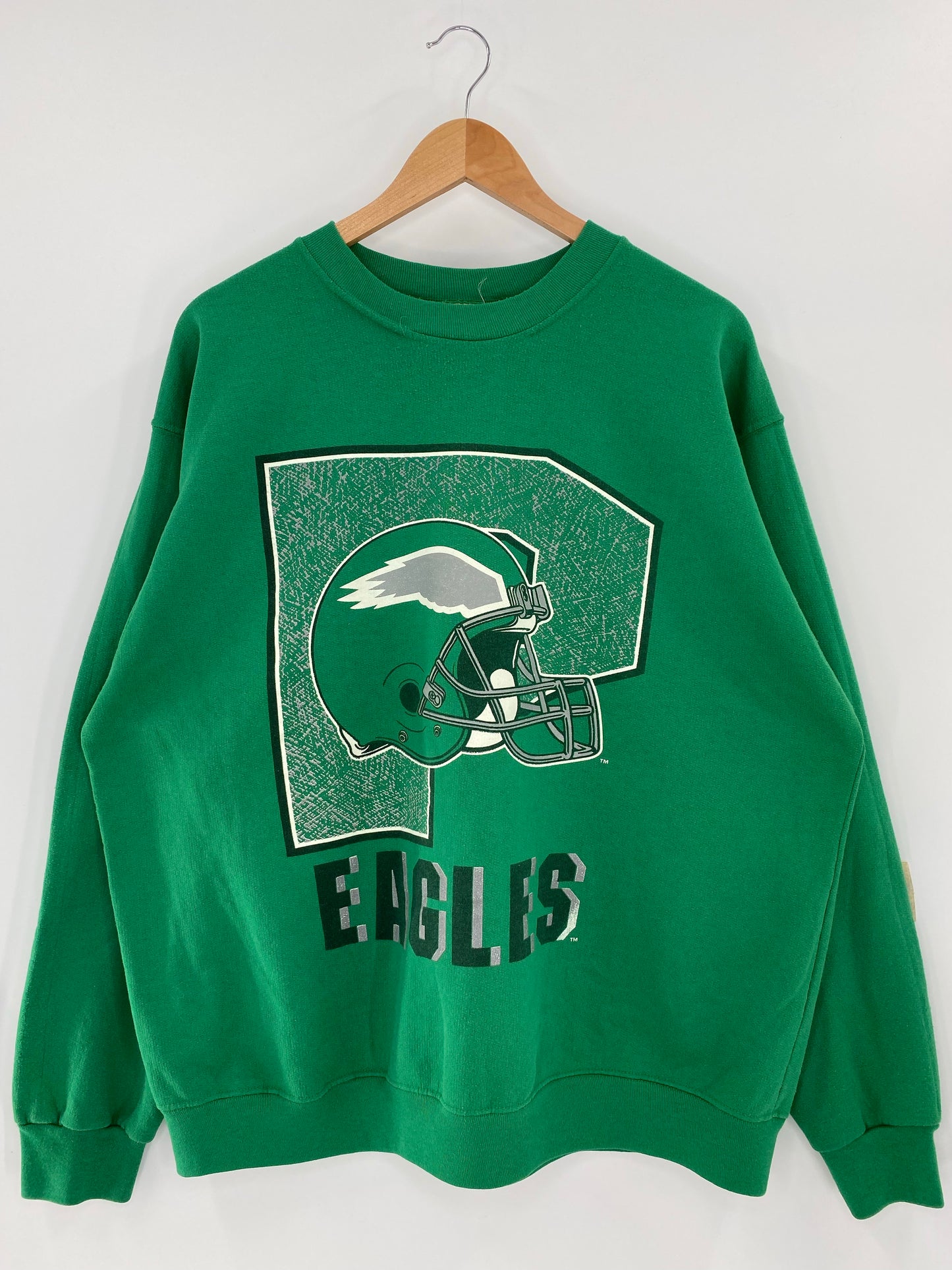 90’s PHILADELPHIA EAGLES Made in USA Size XXL NFL Sweat shirt / K5709