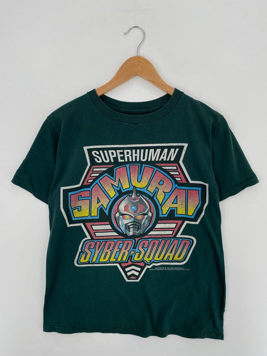 1993 SAMURAI SYBER SQUAD Size No tag(Approx.Boys XL) Vintage T-Shirts / A5760