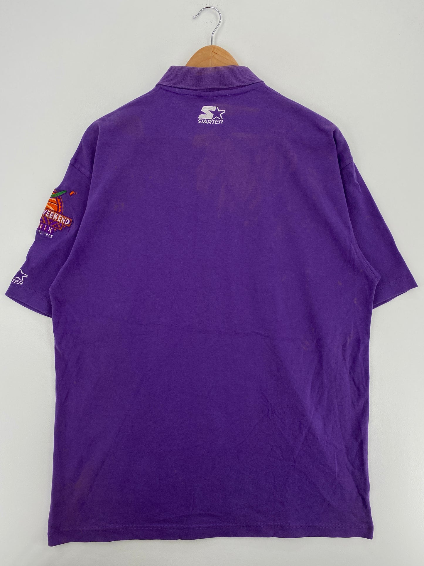 1994 STARTER x ALL STAR WEEKEND PHOENIX Size L Vintage NBA Polo-Shirt / A5765
