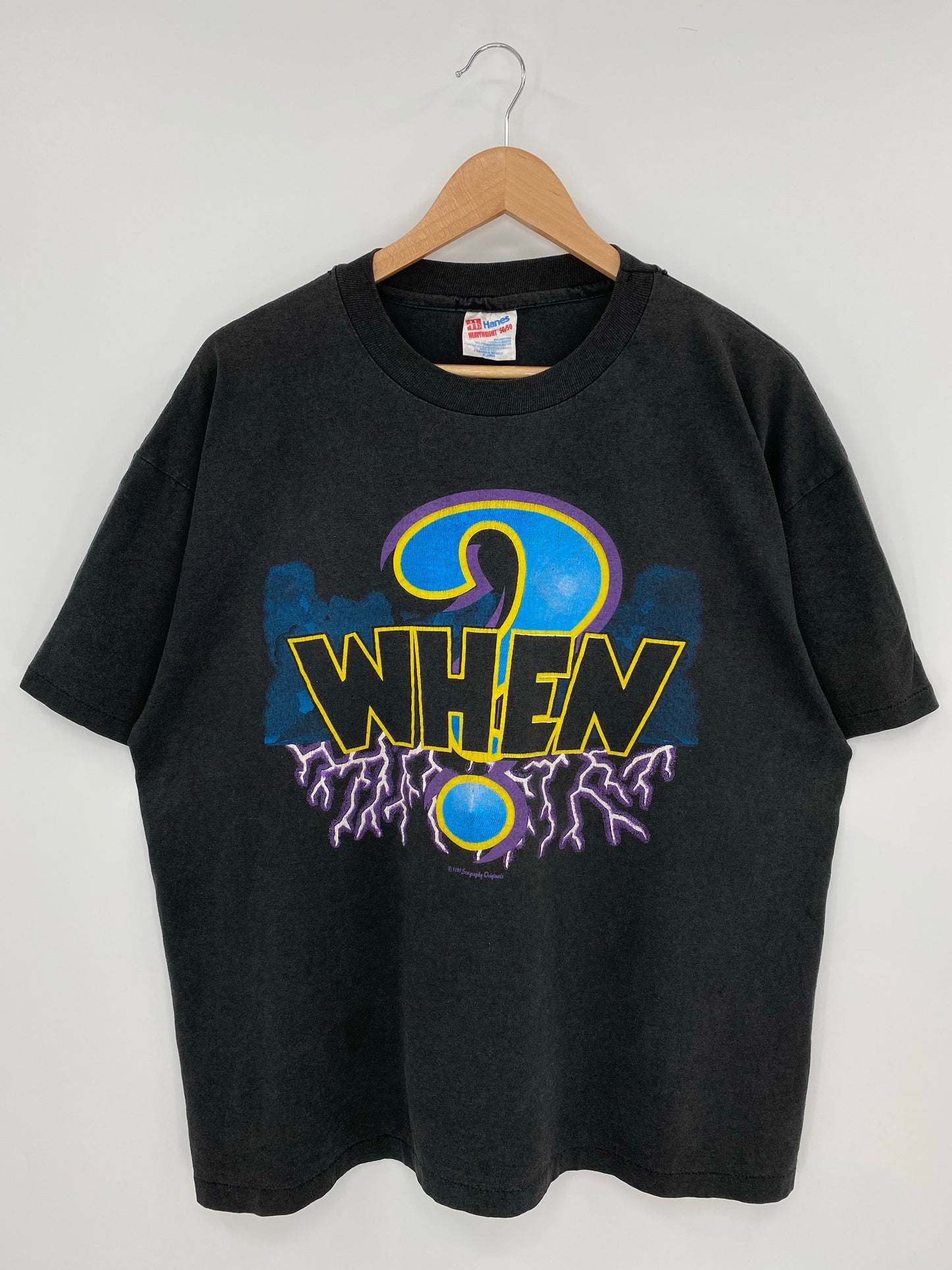 1995 WHEN? Size XL Vintage T-Shirt / A9524