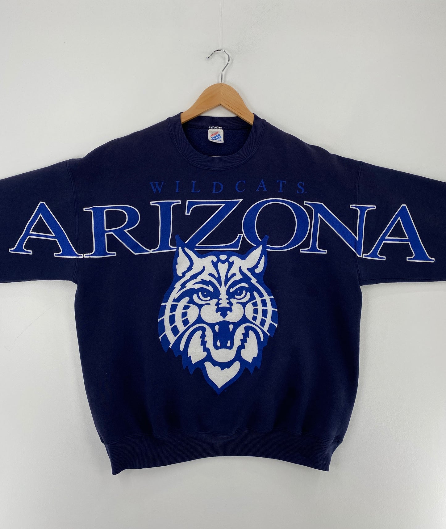 90’s UNIVERSITY OF ARIZONA Made in USA Size XL Vintage College Sweat-shirt / E4587S