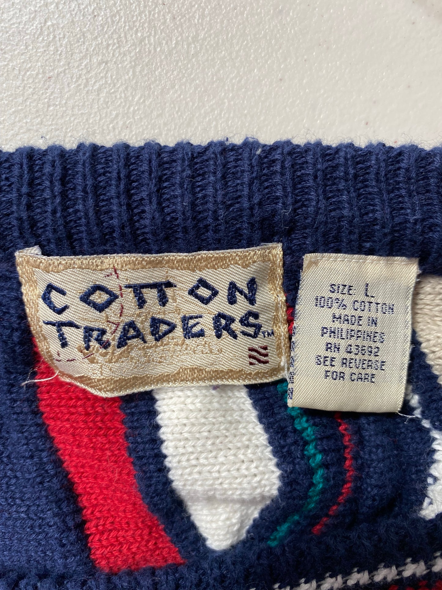 Vintage 3D COOGI- Style Size L Knit Sweater / K5311