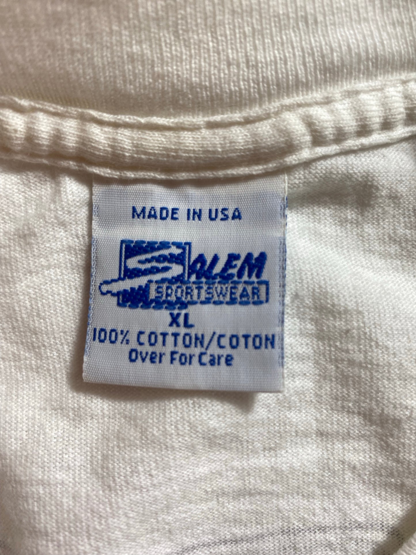 1991 TEAM USA BASKETBALL Made in USA Size XL Vintage T-Shirts / K4882
