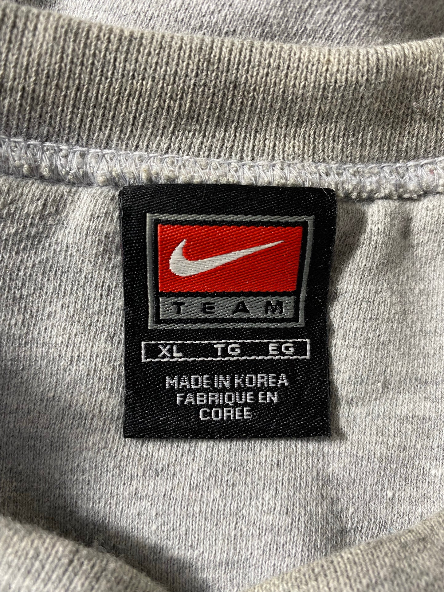 00' NIKE VERGINIA TECH Size XL Vintage Sweat-Shirt / K4291