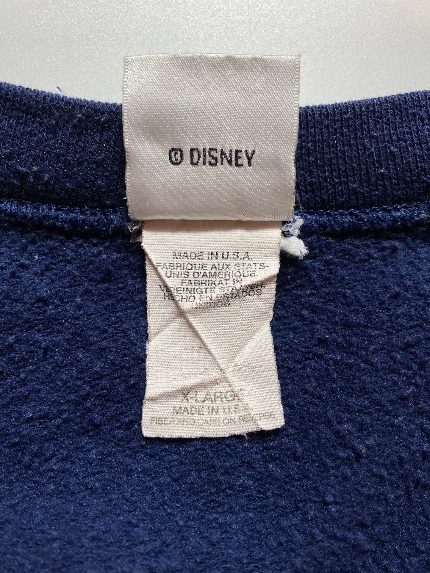 00' DISNEY CHIP 'N DALE Made in USA Size XL Vintage Sweat-shirt / K5756