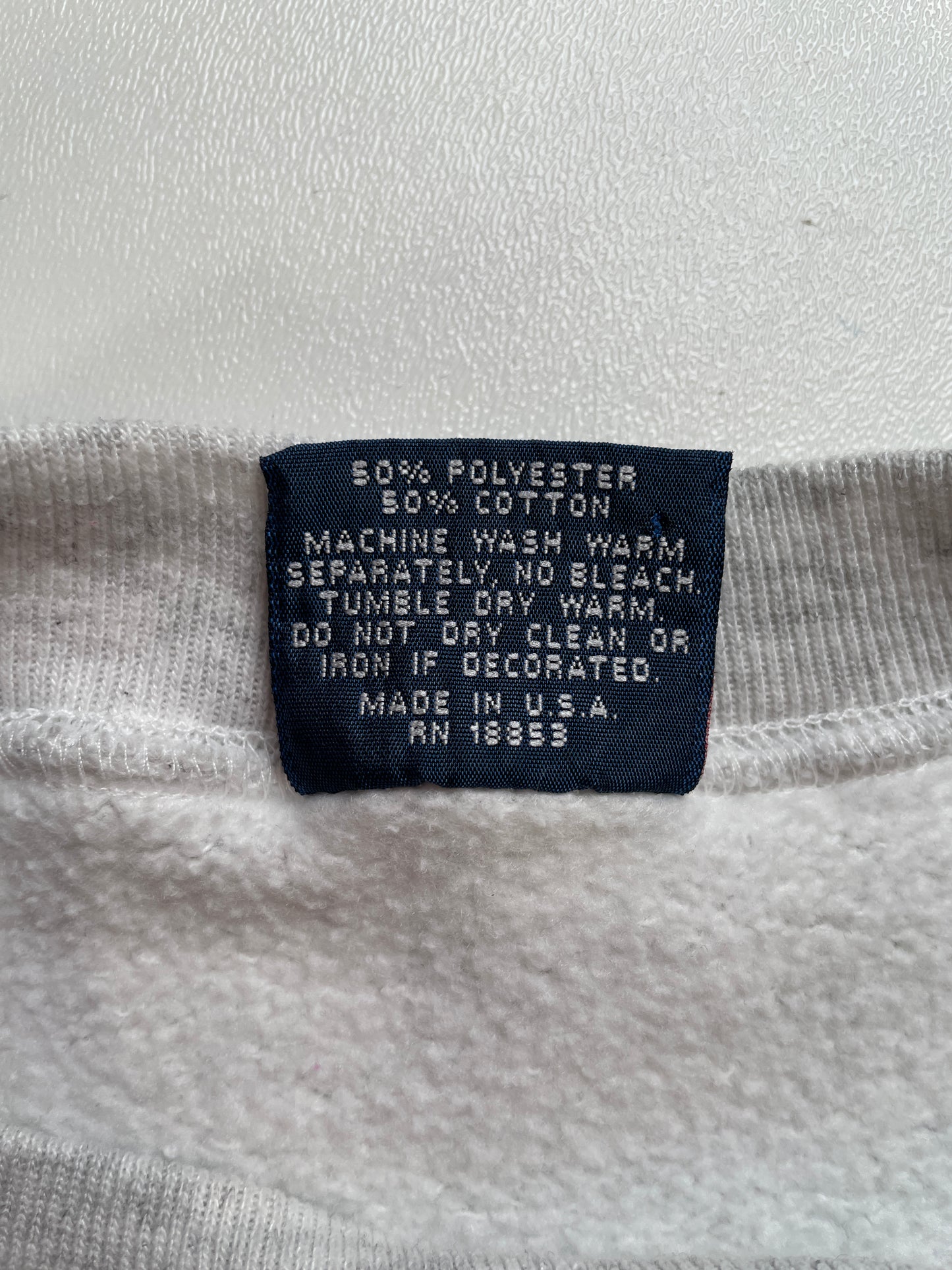 1993 LOONEY TUNES BUGS BUNNY x MIAMI REDSKINS Made in USA Size L Vintage NFL Sweat-Shirt / A9010