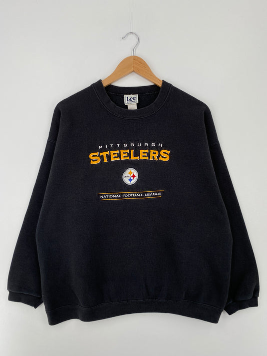 90’s PITTSBURGH STEELERS Size XL NFL Sweat-shirt / A8710