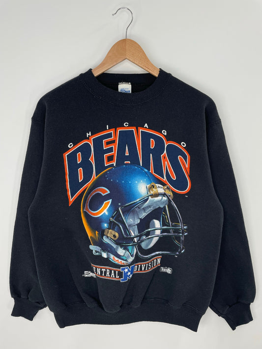 1992 SALEM x CHICAGO BEARS Made in USA Size XL Vintage NFL Sweat-Shirt / A9527