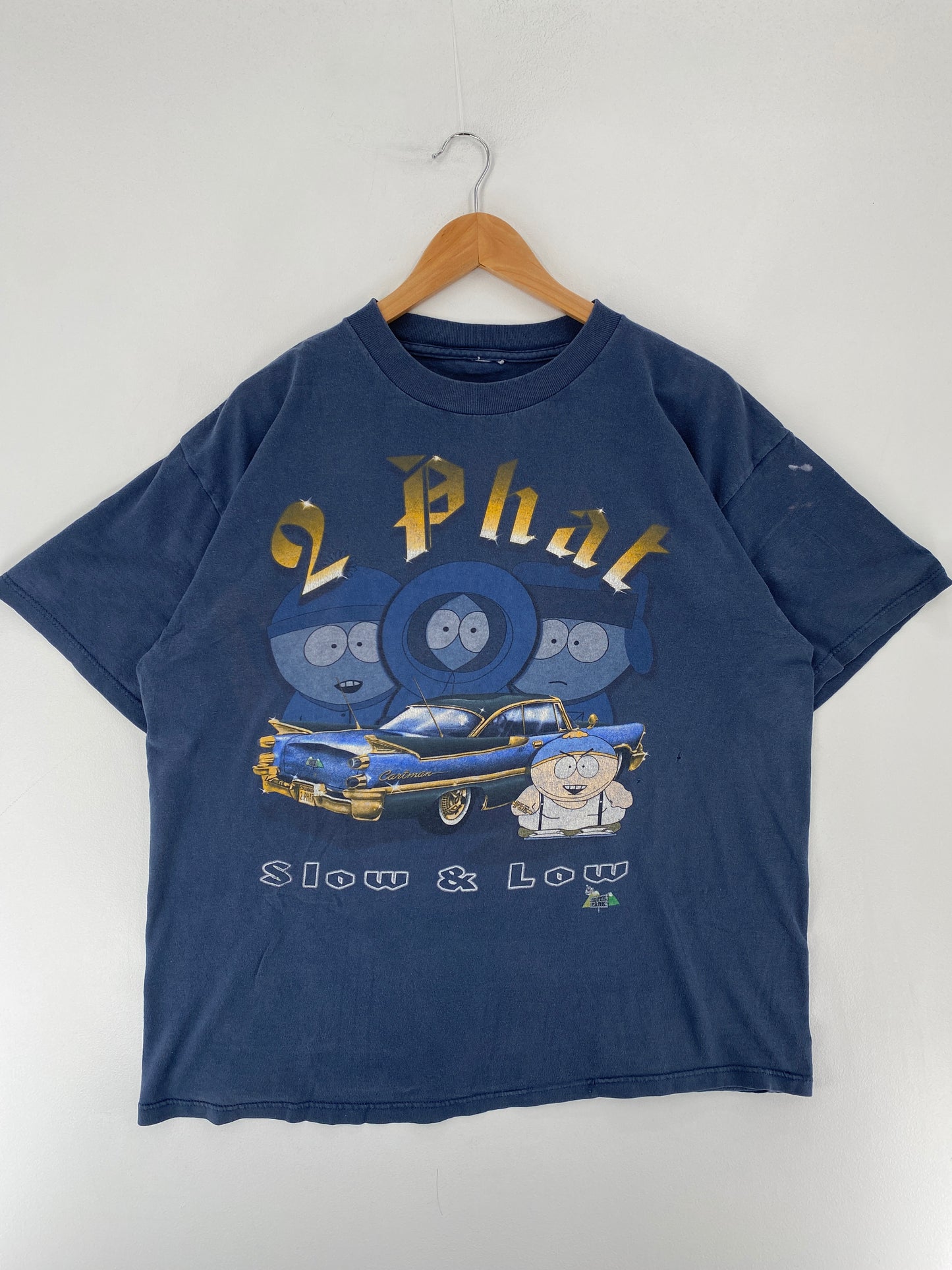 90’s SOUTH PARK 2PAC parody Size Approx. XL Vintage T-shirt / E6235T