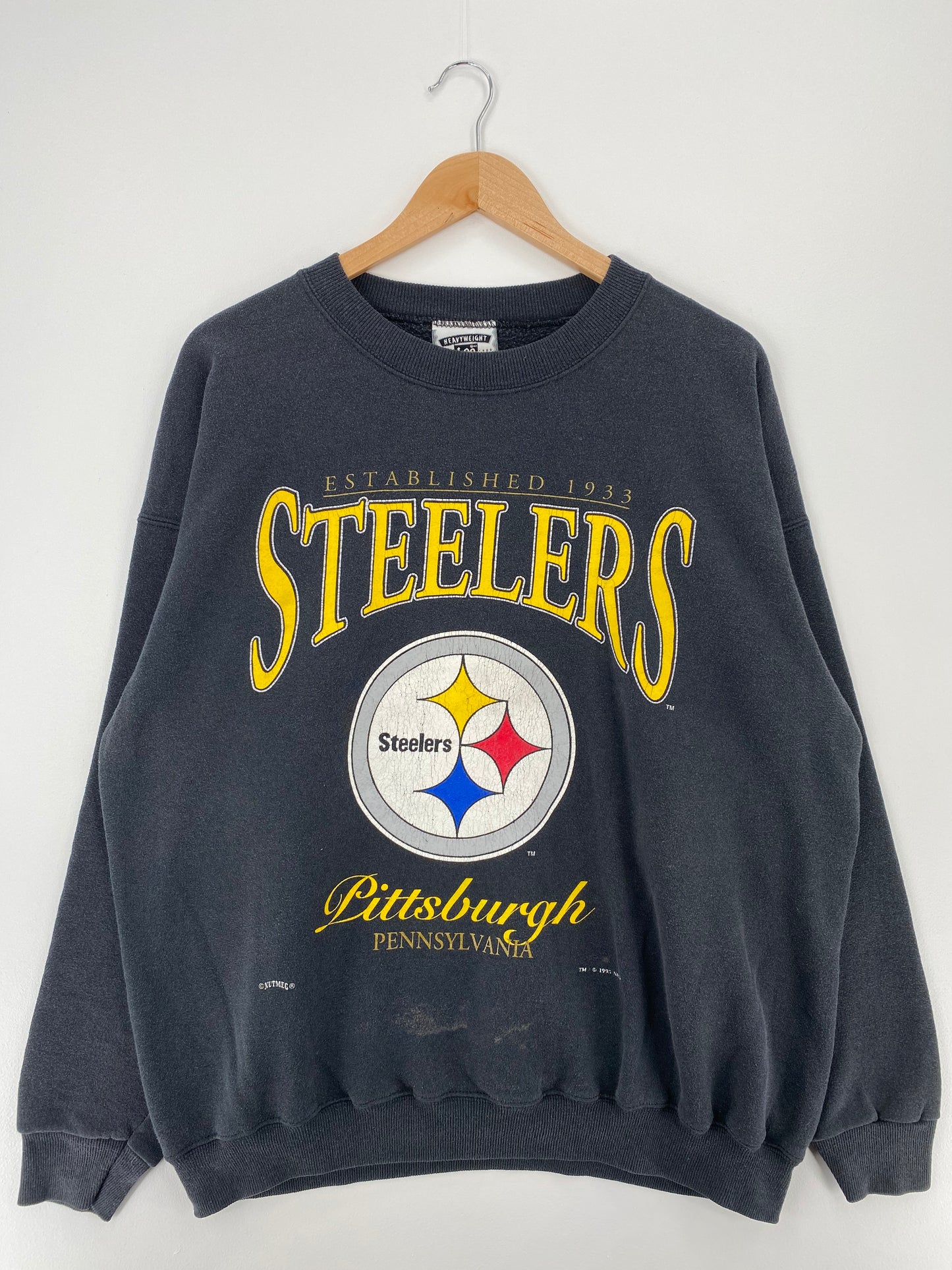 1995 PITTSBURGH STEELERS Made in USA Size XL Vintage NFL Sweat-Shirts/ A218