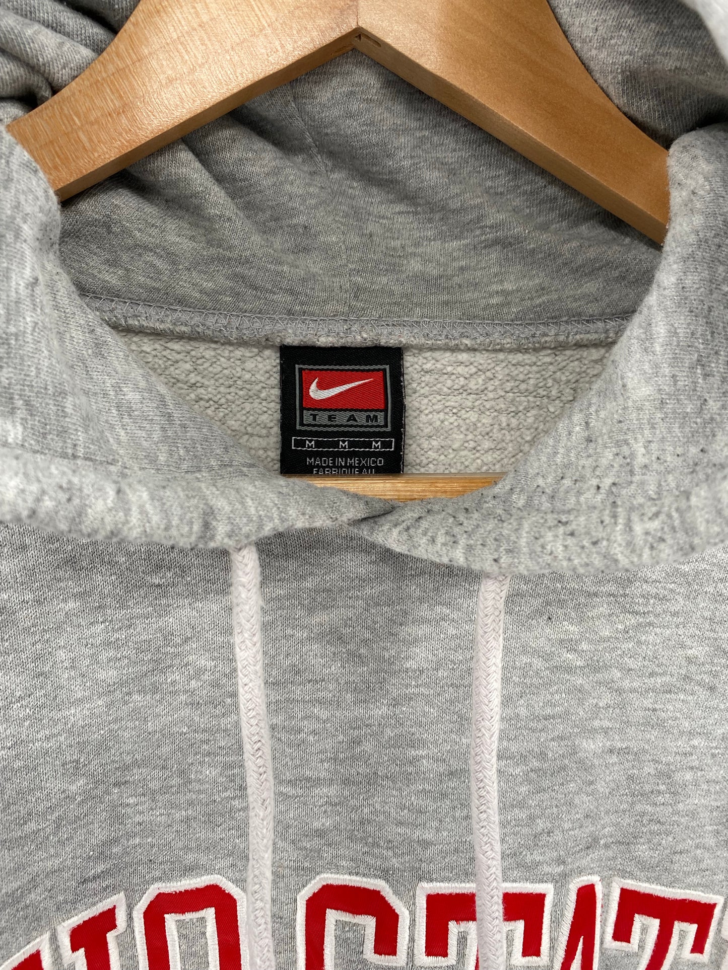 00' NIKE OHIO STATE Size M Vintage Hoodie Sweat-Shirt / K4822
