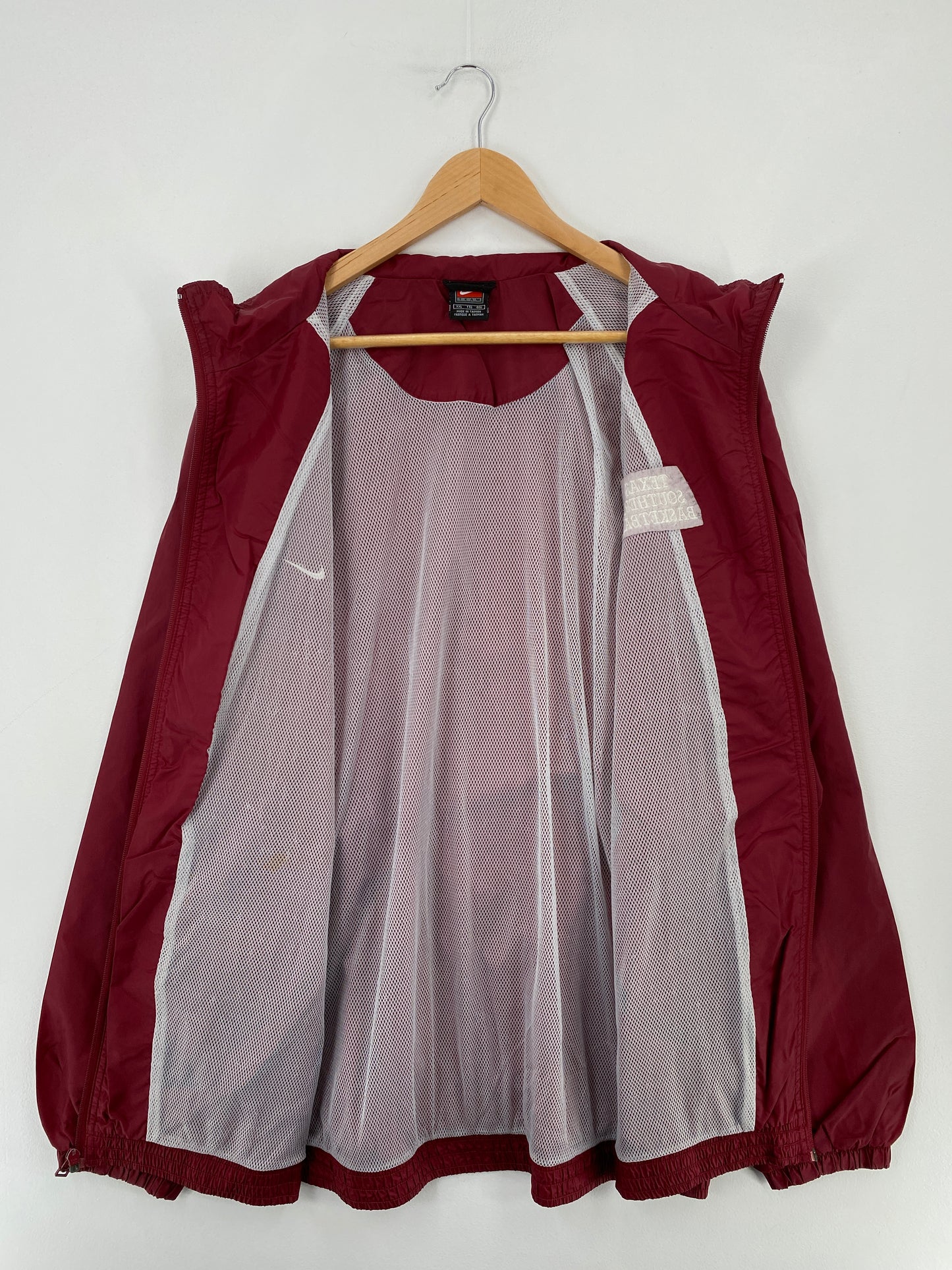00' NIKE x TEXAS SOUTHERN BASKETBALL Size XXL Vintage College Nylon Jacket / E3741N