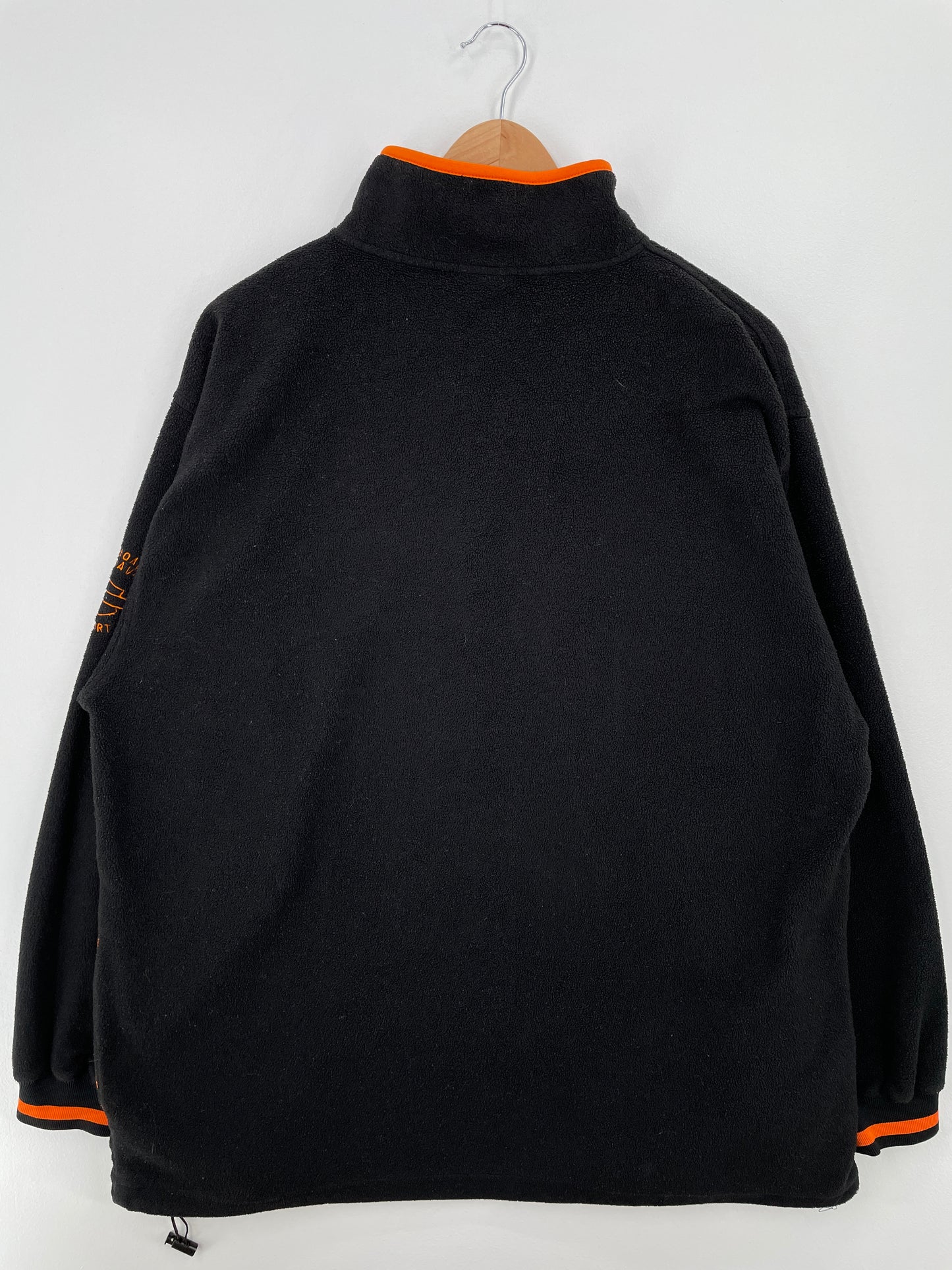 Vintage HARLEY DAVIDSON Size L Half Zip-up Fleece / A8567