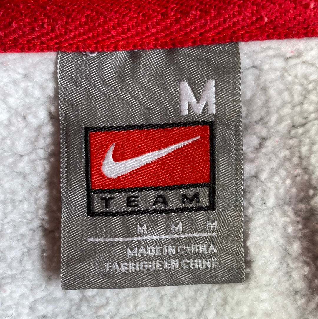 00' NIKE x OHIO STATE Size M Vintage College Hoodie Sweat-Shirt / E5193S