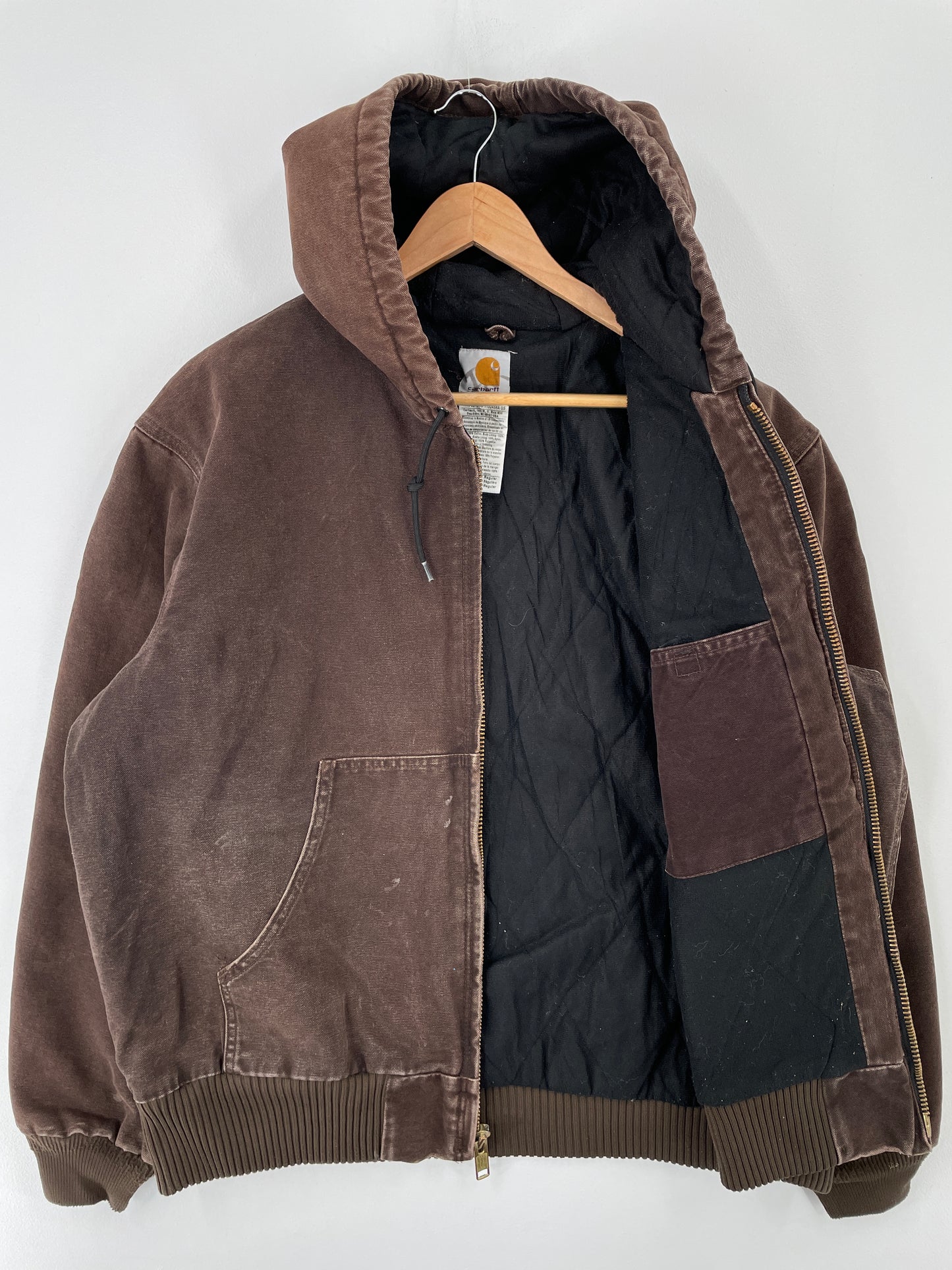 Vintage CARHARTT Size L Hoodie Duck Jacket / A9642