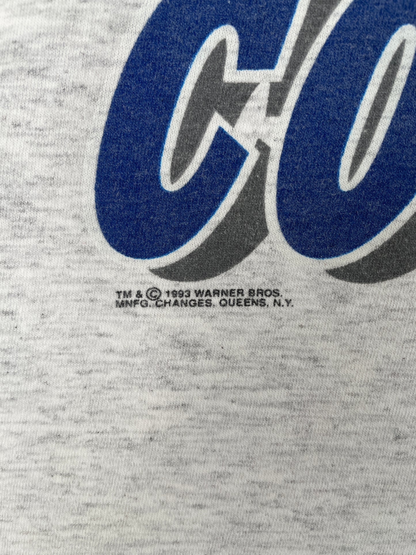 1993 DALLAS COWBOYS x LOONEY TUNES Made in USA Size XL Vintage NFL T-Shirt / A9288