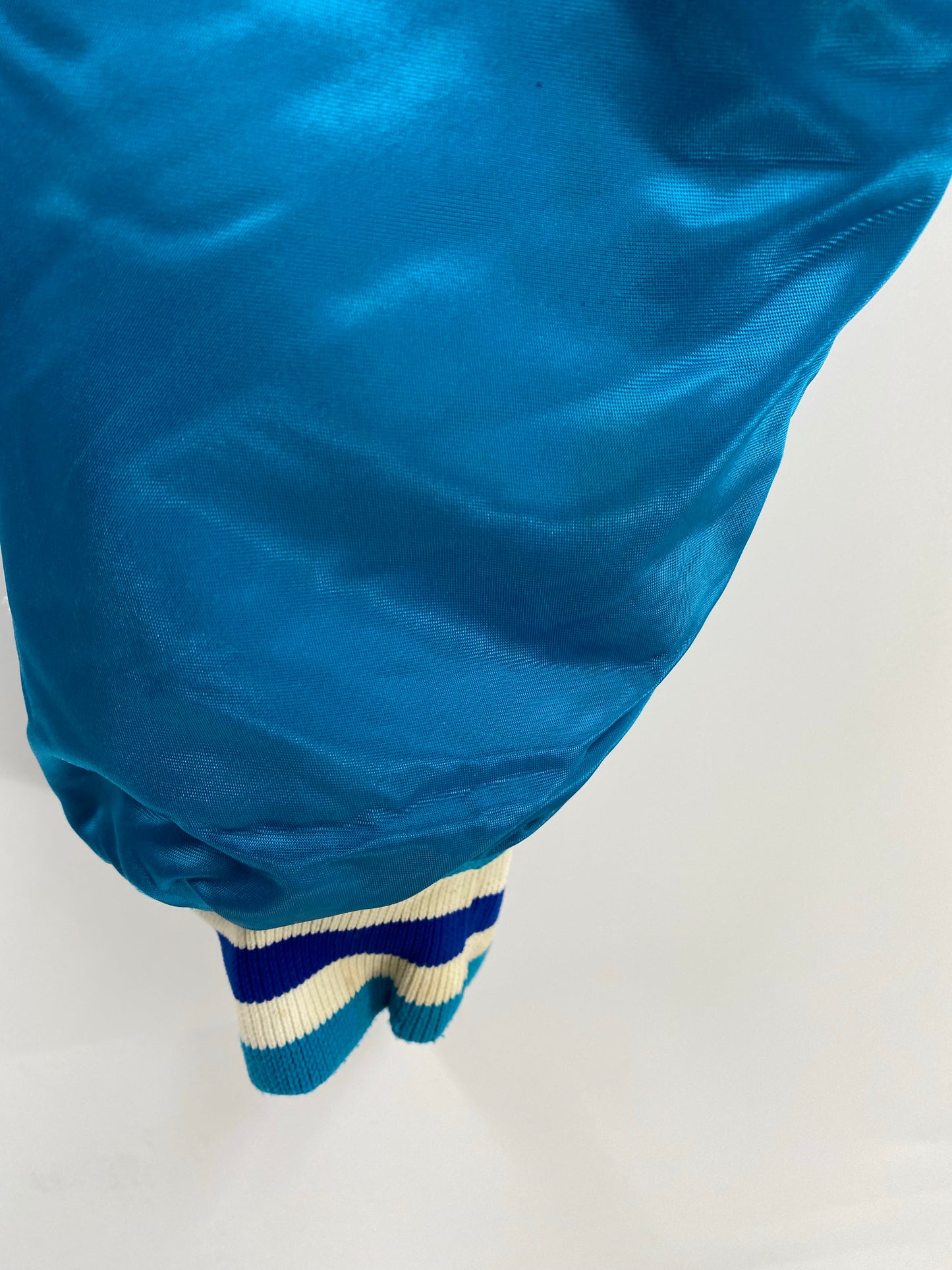 90’s STARTER x CHARLOTTE HORNETS Made in USA Size XL Vintage Button Up Nylon Jacket  / K4837