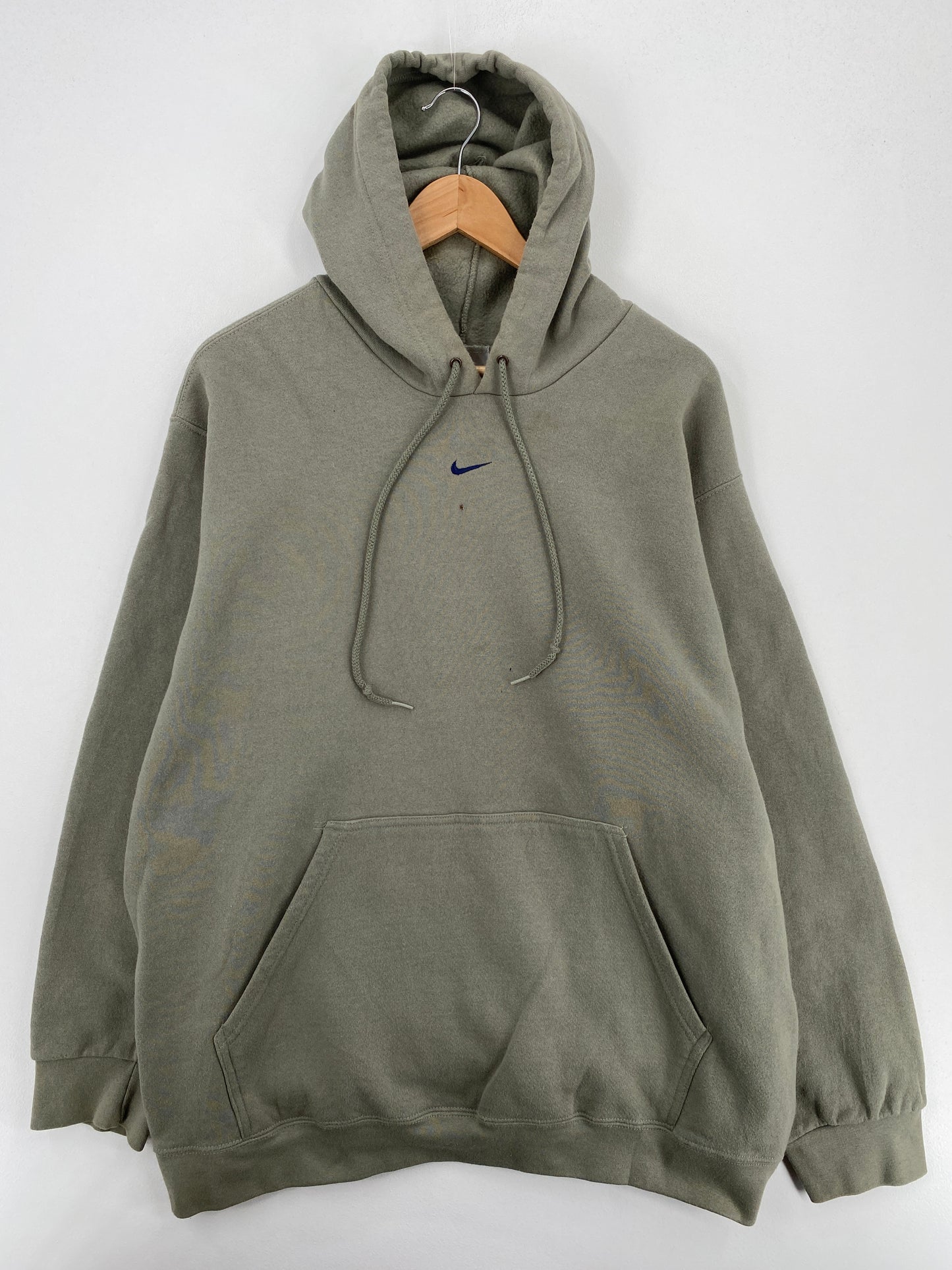 90's NIKE CENTER SWOOSH Size XL Vintage Hoodie Sweat-shirt / A6071