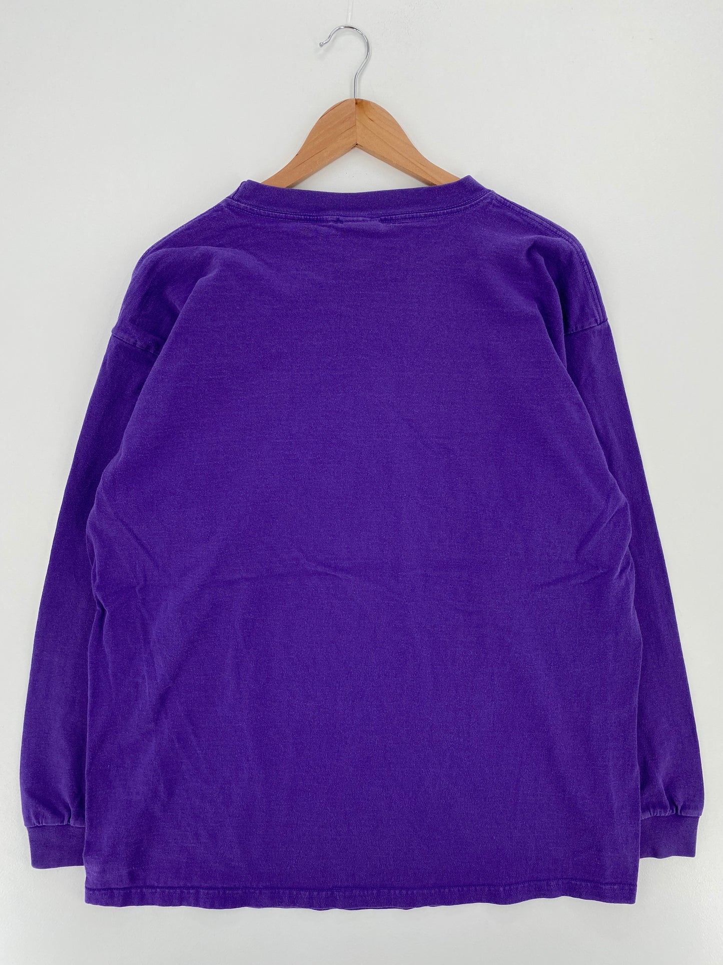 00' NIKE LSU TIGERS Size L Vintage College Long Sleeve T-Shirts / A2382