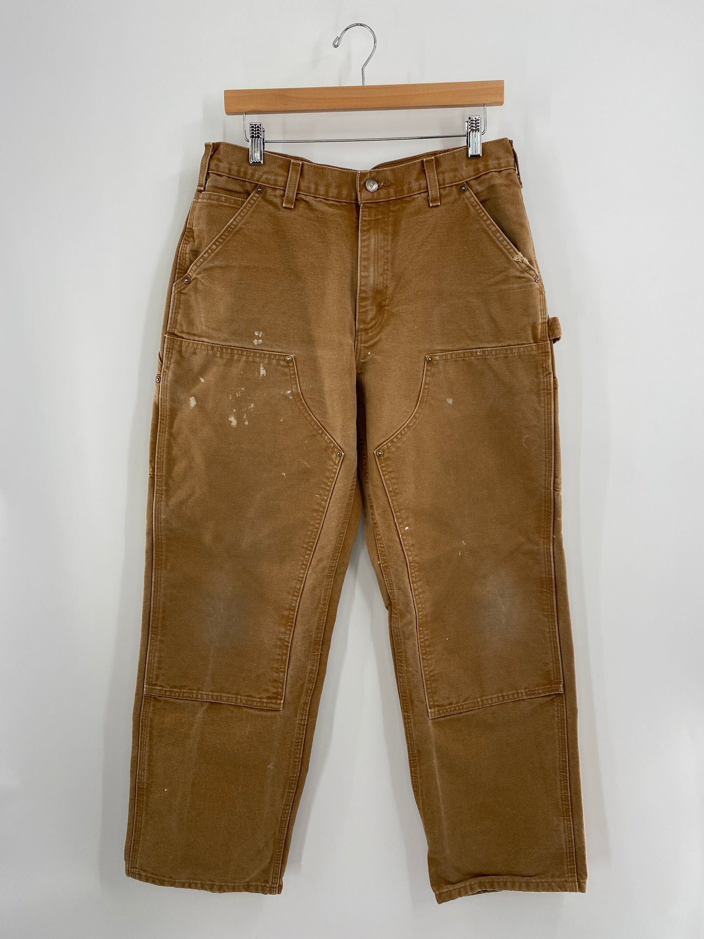 Vintage CARHARTT Size W32xL30 Double Knee Duck Pants / A5262