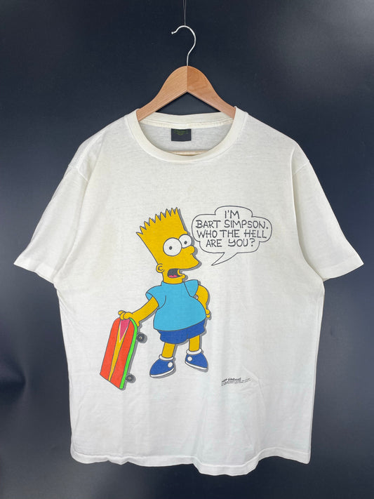 1989 BART SIMPSON Made in USA Size XL Vintage T-Shirt / E83