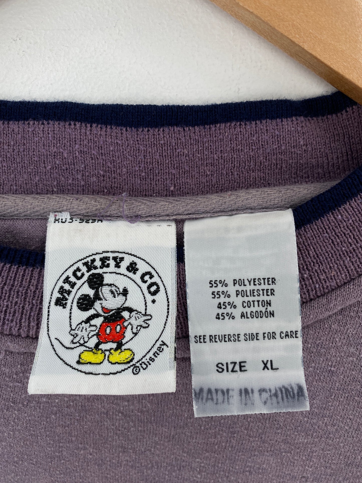 90's DISNEY MICKEY Size XL Vintage Sweat-shirt / E2568S