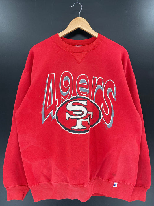 Vintage 49ERS SF Made in USA Size XL NFL Sweat shirt / k6196