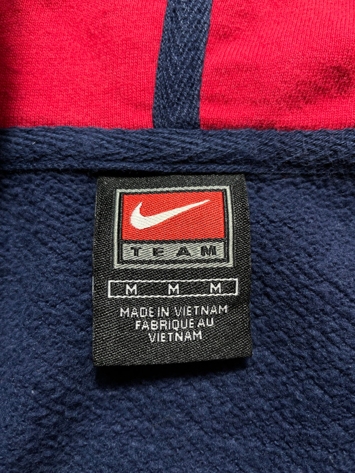 00' NIKE KANSAS JAYHAWKS Size M Vintage College Hoodie Sweat shirt / K5354