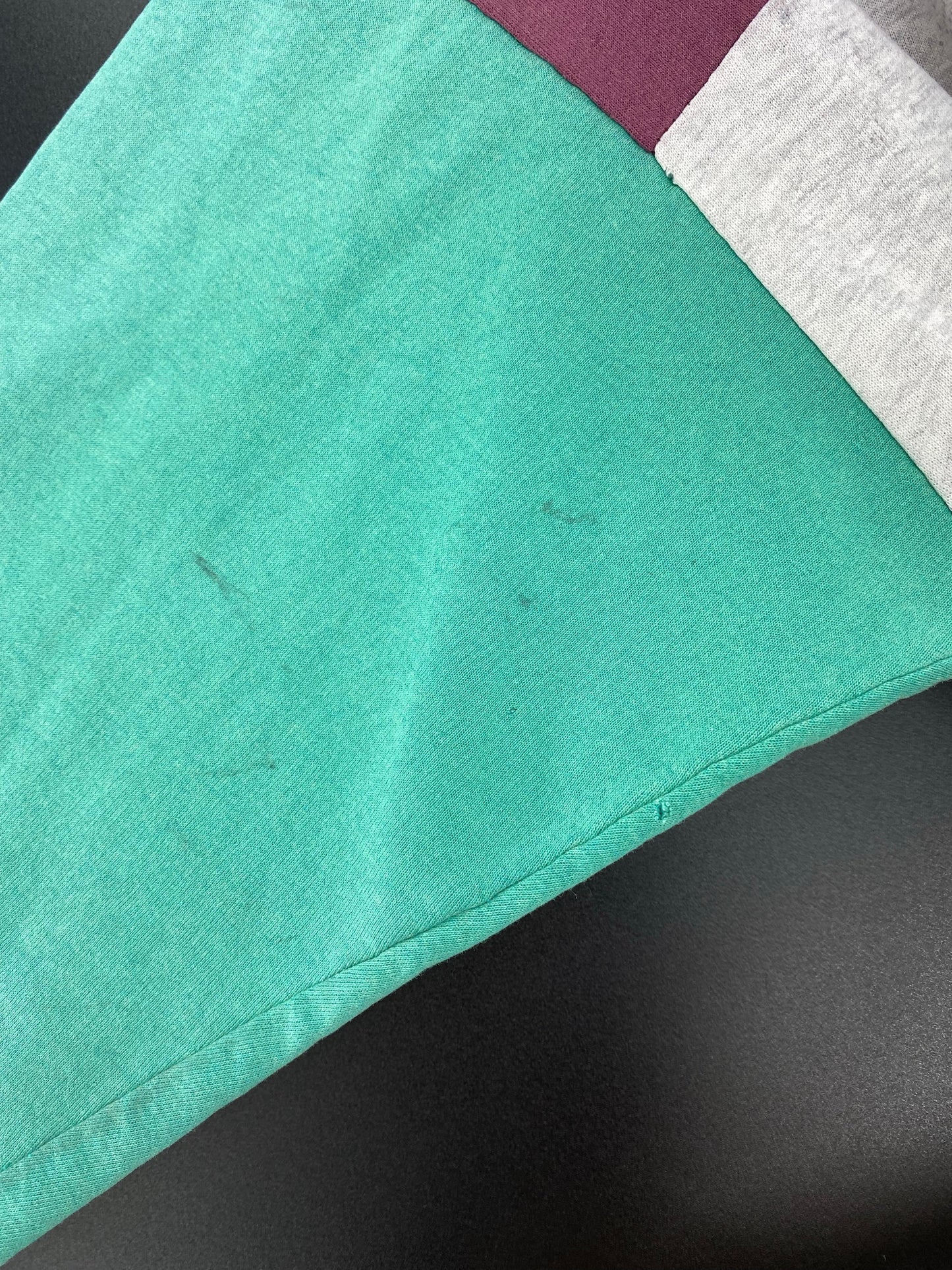 1993 ANAHEIM DUCKS MIGHTY Made in USA Size XL Vintage NHL Hoodie Long Sleeve T-Shirt /