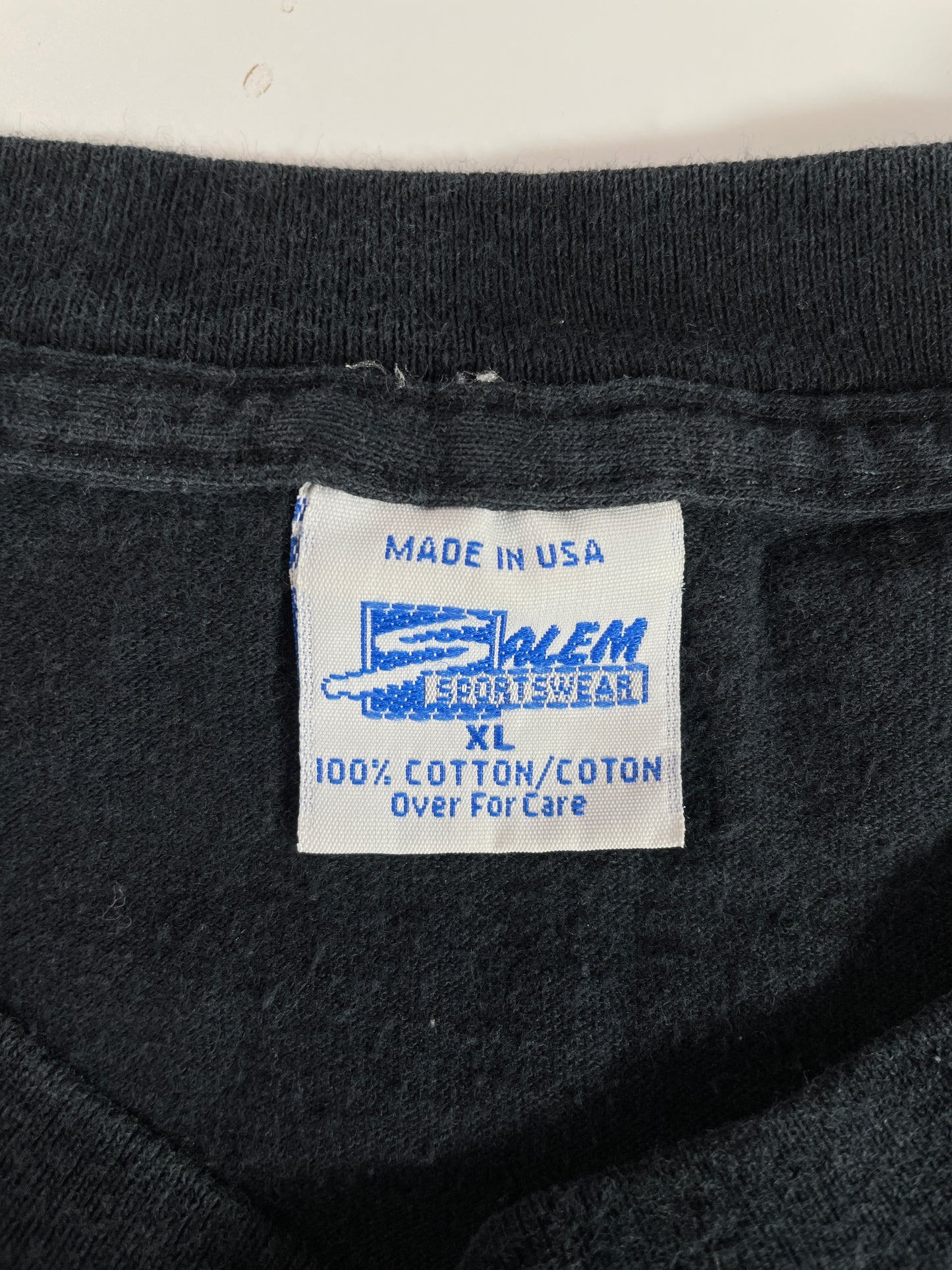 1992 SALEM x DETROIT LIONS Made in USA Size XL Vintage NFL T-shirt / A4157