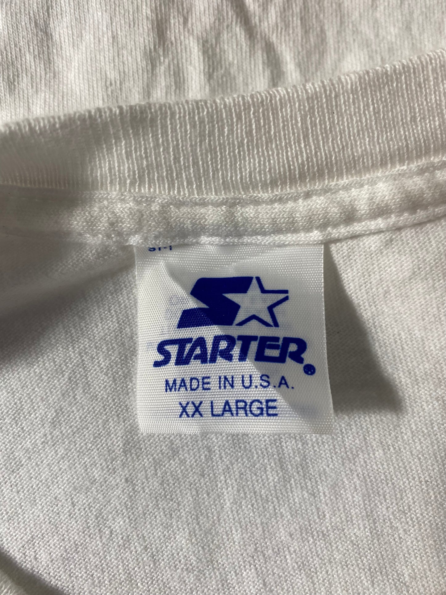 1994 STARTER x NEW YORK RANGERS Made in USA Size XXL Vintage NHL T-Shirts / K4829