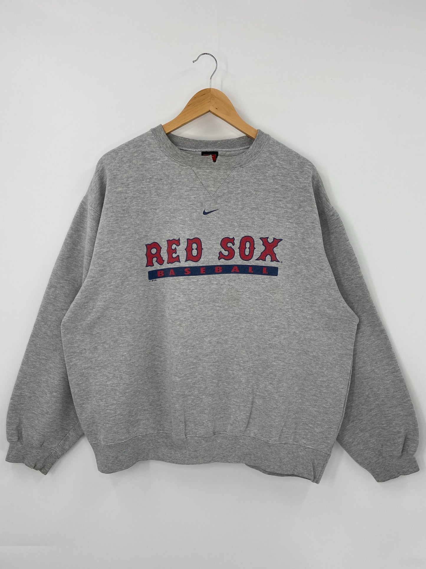 00’ NIKE BOSTON RED SOX Size XL Vintage MLB Sweat Shirts/ K4959