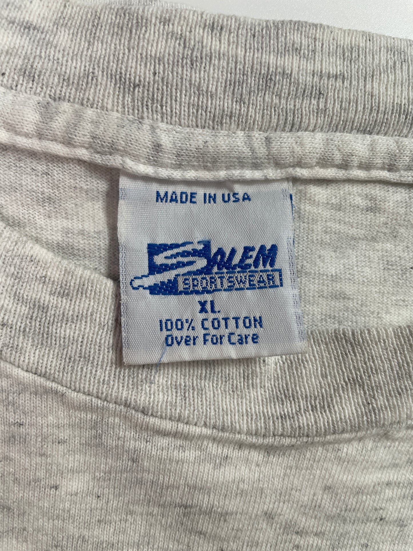 1991 SALEM x CHICAGO WHITE SOX Made in USA Size XL Vintage MLB T-Shirt / E2420T