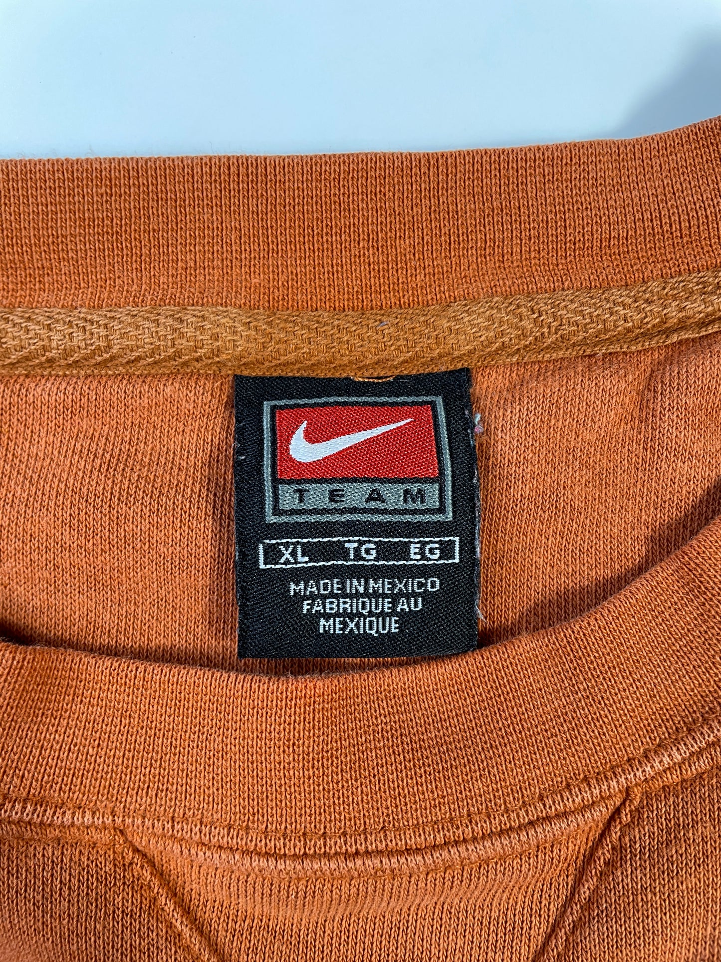 00' NIKE x TEXAS Size XL Vintage College Sweat-Shirt / A7070