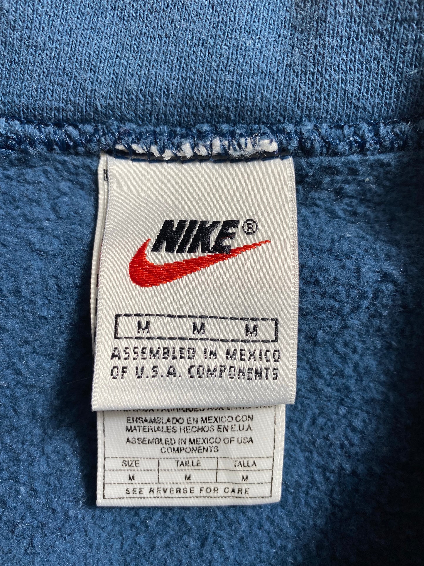 90’s NIKE MINI SWOOSH Size M Vintage Sweat-shirt / K9550