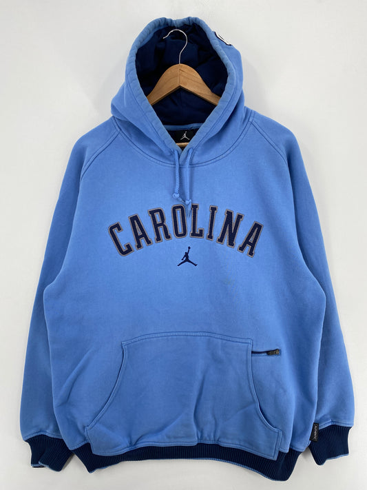 00' Jordan UNIVERSITY OF NORTH CAROLINA Size L Vintage College Hoodie Sweat-Shirts / A5349