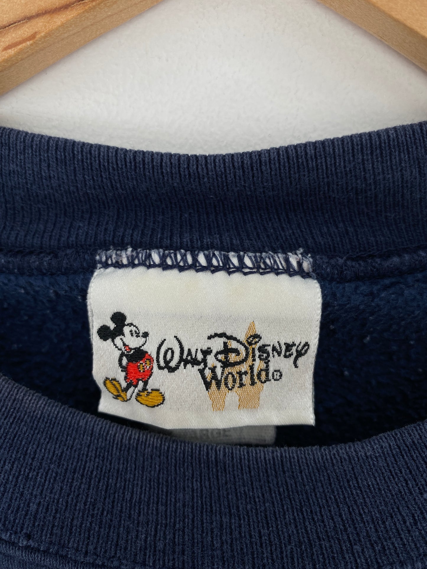 00' WALT DISNEY WORLD Size XL Vintage Sweat-shirt / A4541