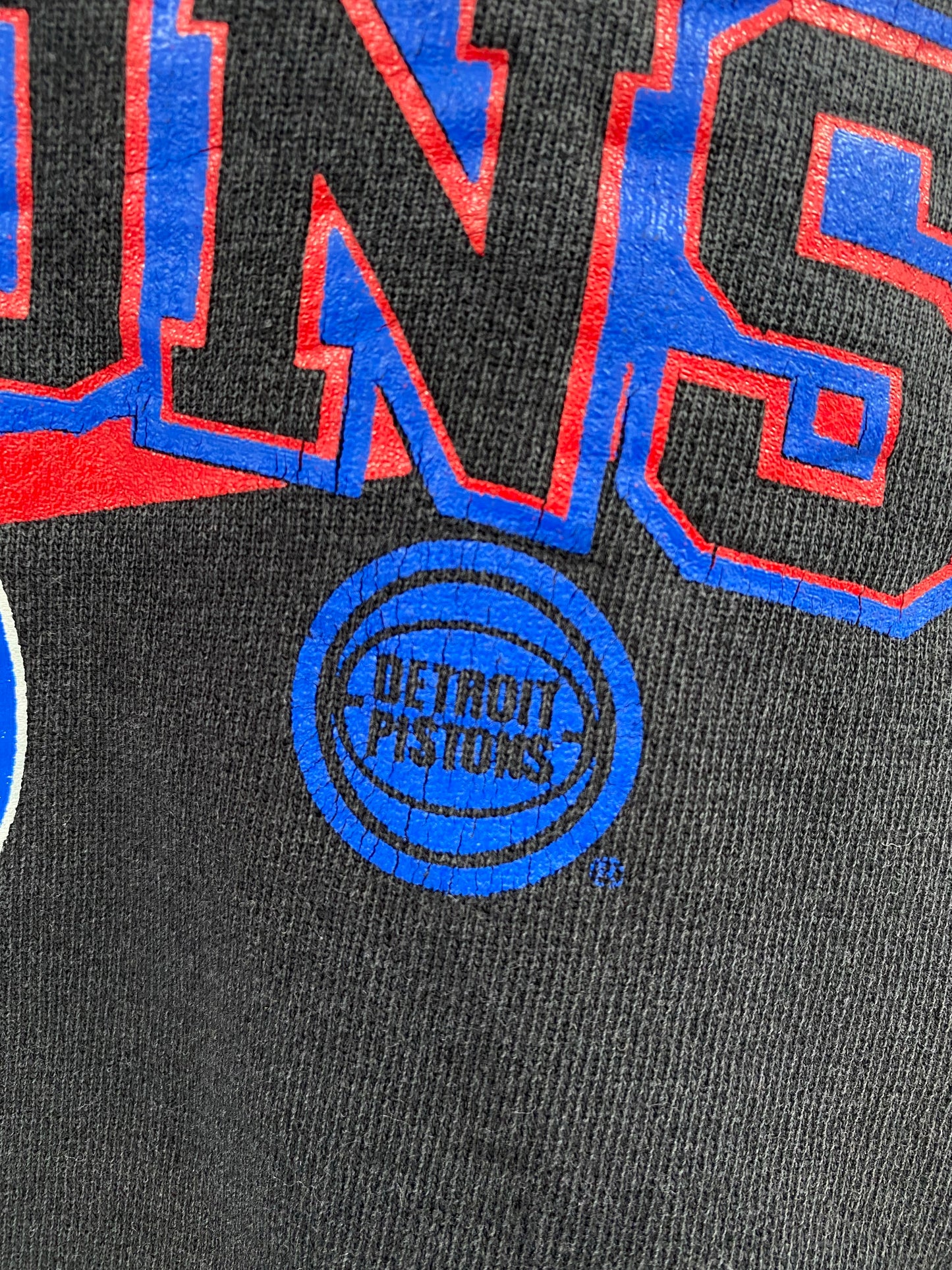 90’s CHAMPION x DETROIT PISTONS Made in USA Size XL Vintage NBA Sweat-Shirts / K7125