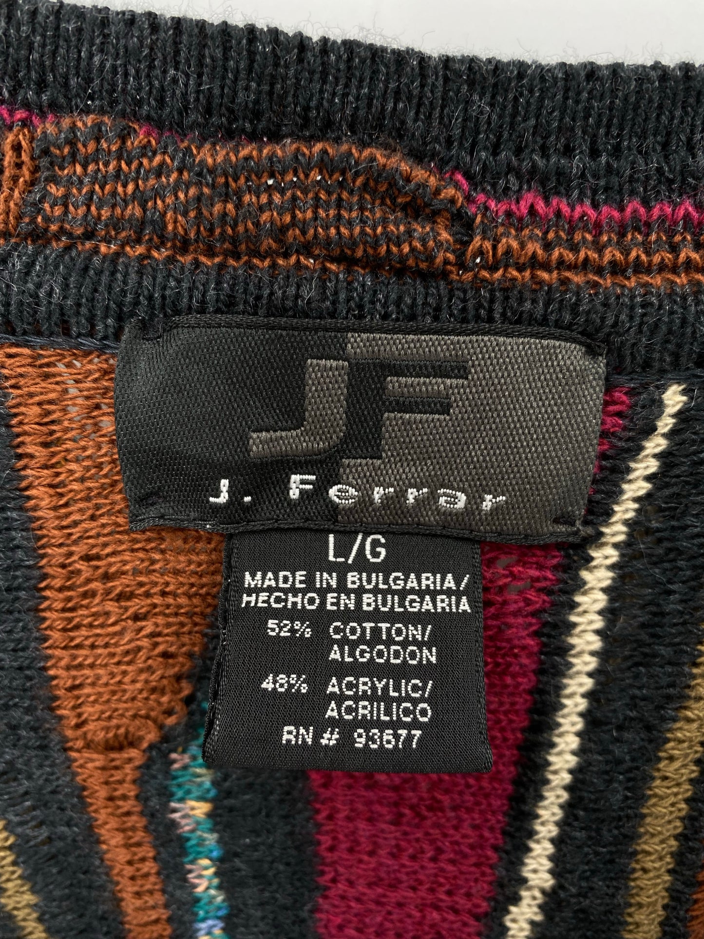 Vintage 3D COOGI- Style Size L Knit Sweater / K4728