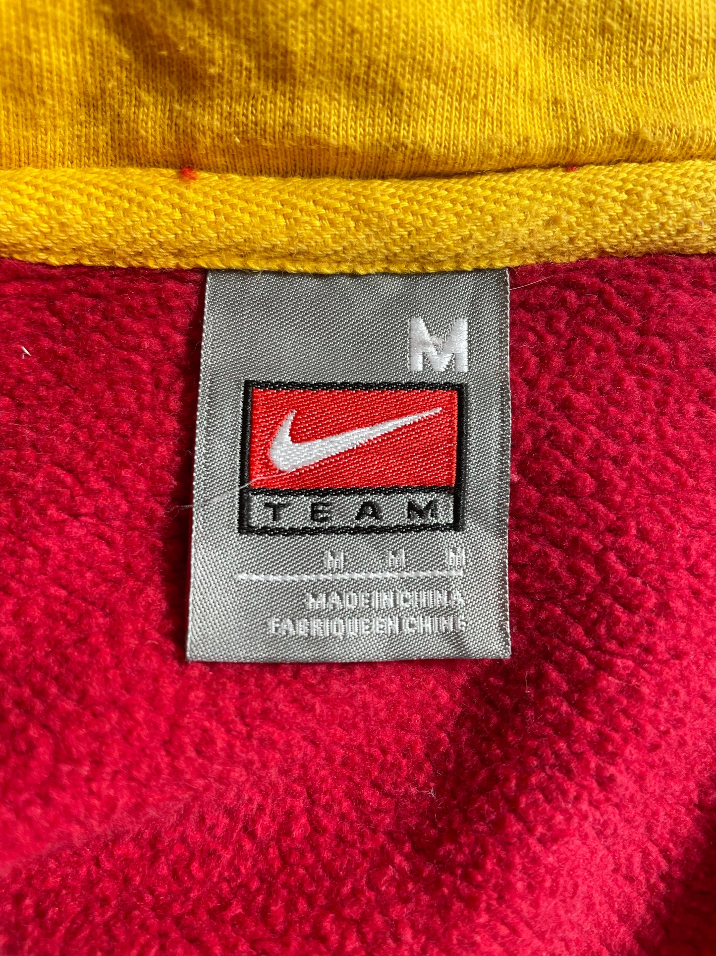00' NIKE IOWA STATE Size M Vintage College Hoodie Sweat-Shirt / K5146