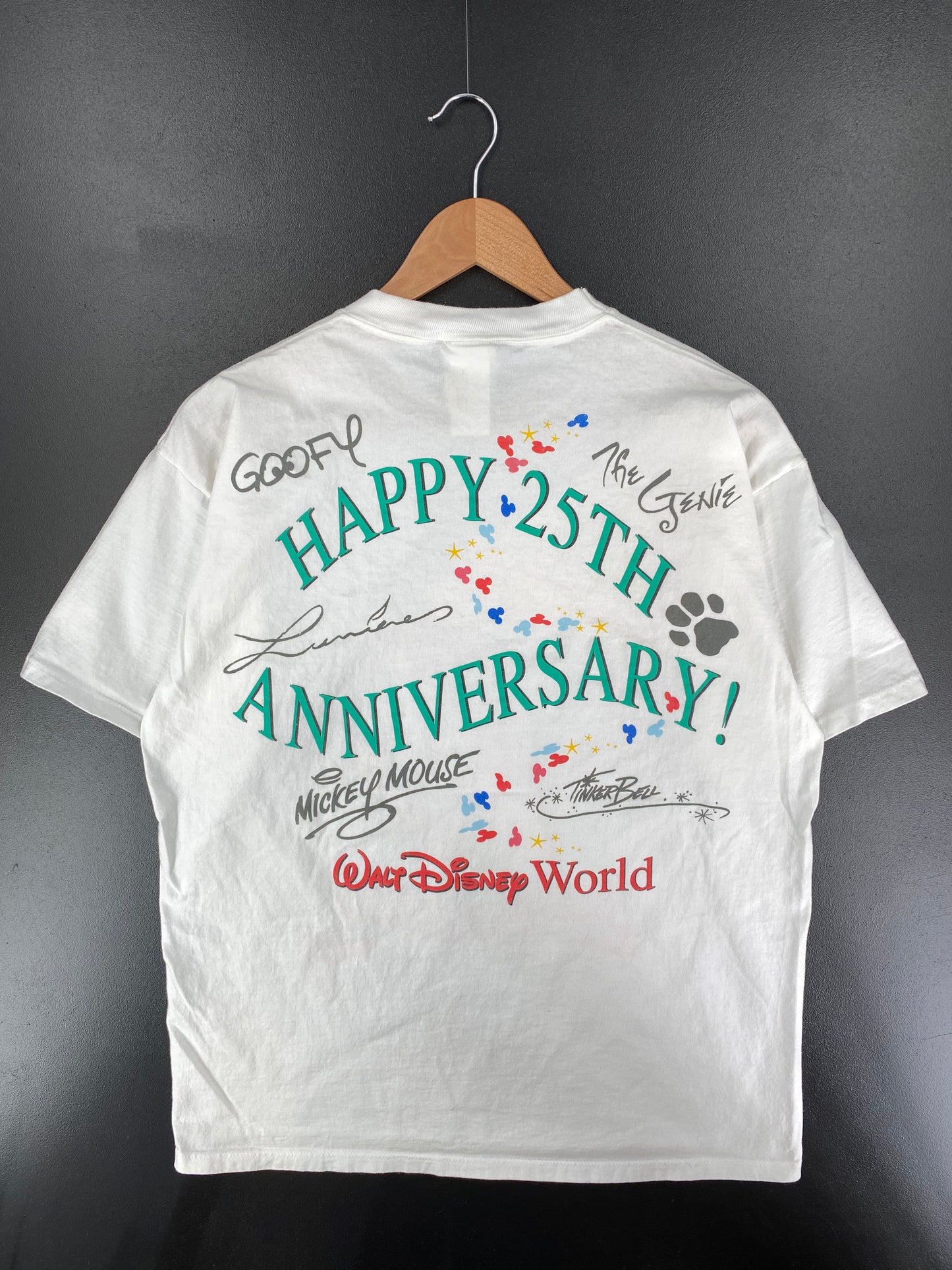 90’s WALT DISNEY WORLD Made in USA Size L Vintage T-shirt / A857