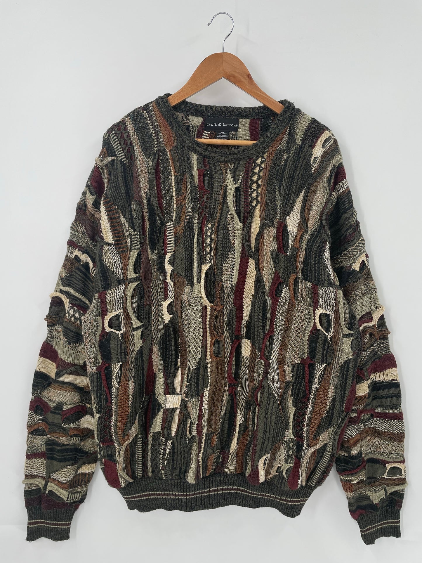 Vintage 3D COOGI- Style Size XL Knit Sweater / K4734