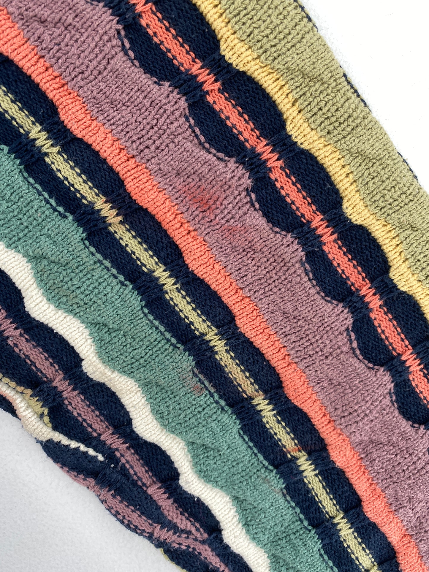 Vintage 3D COOGI- Style Size L Knit Sweater / E964