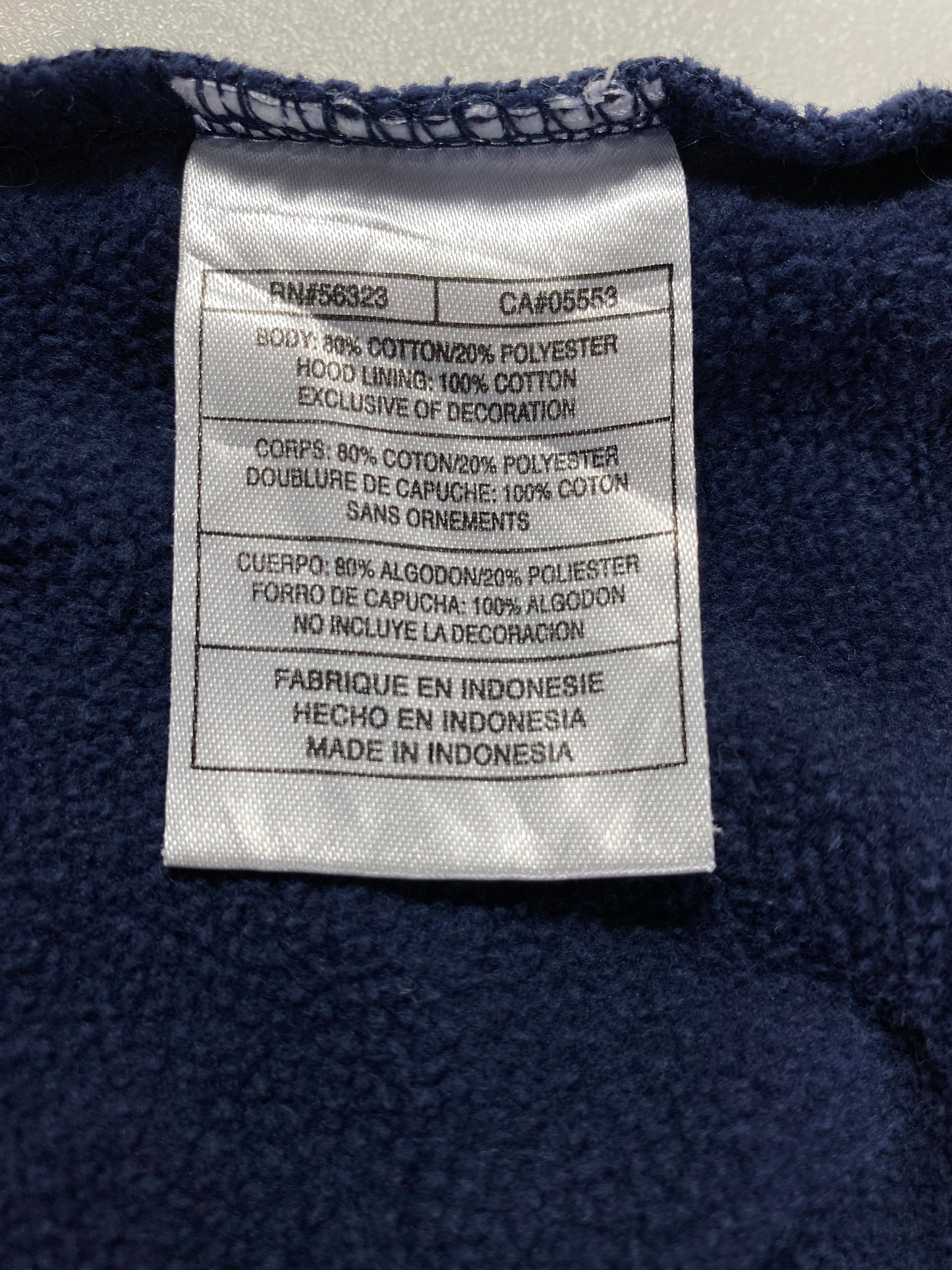 00' NIKE Size XXL Vintage Zip-Up Hoodie Sweat-shirt / G4956S