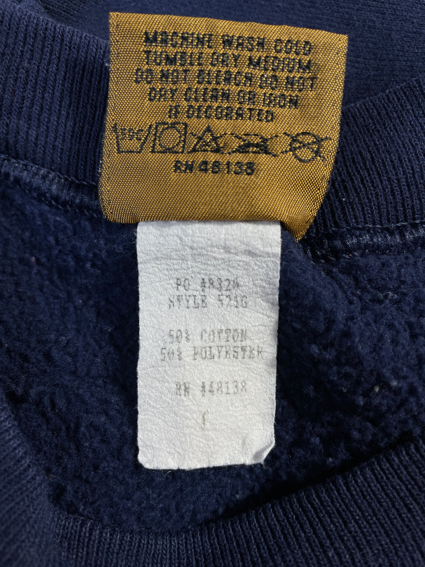 90's NOTRE DAME Made in USA Size M Vintage College Sweat-Shirt / E6645S