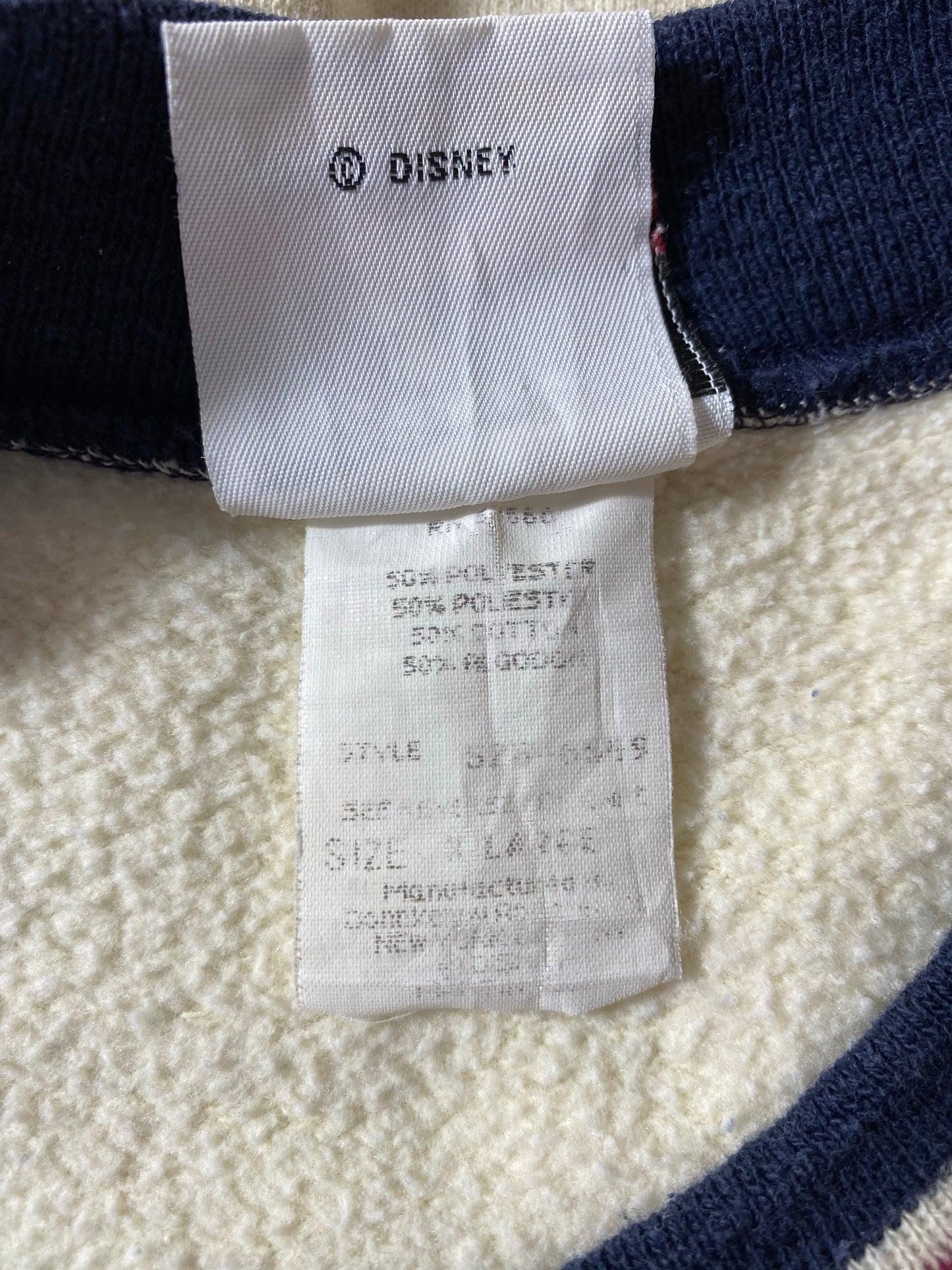 90’s DISNEY MICKEY Size XL Vintage Sweat-shirt / K5095