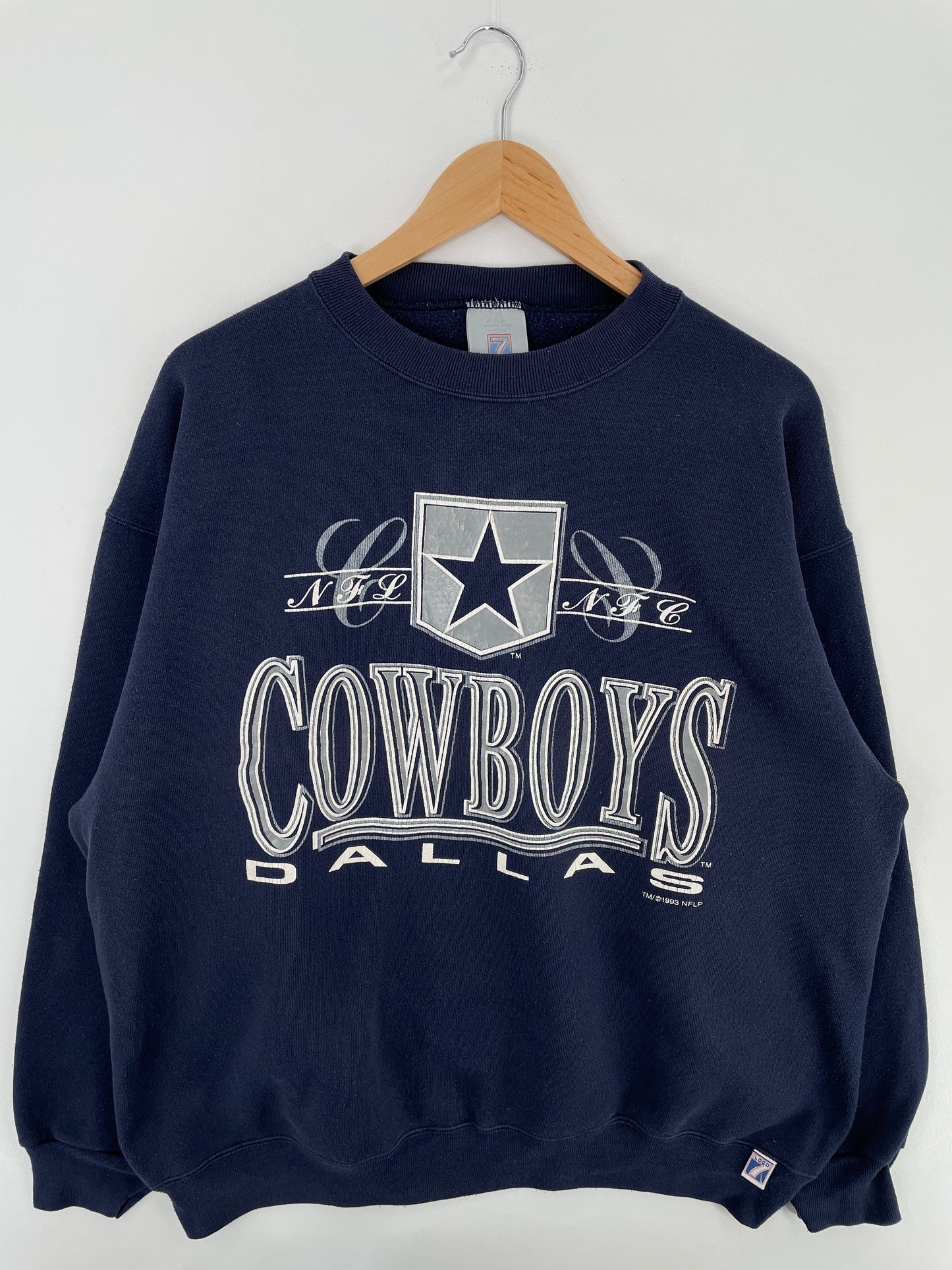 1993 DALLAS COWBOYS Made in USA Size XL Vintage NFL Sweat-Shirt / A4119